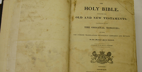 Wolston Farmhouse Goggs Family Bible