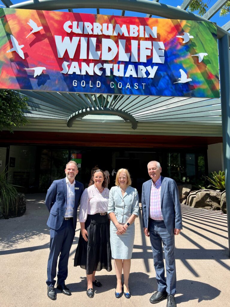 Her Excellency, the Honourable Dr Jeannette Young AC PSM at Currumbin Wildlife Sanctuary