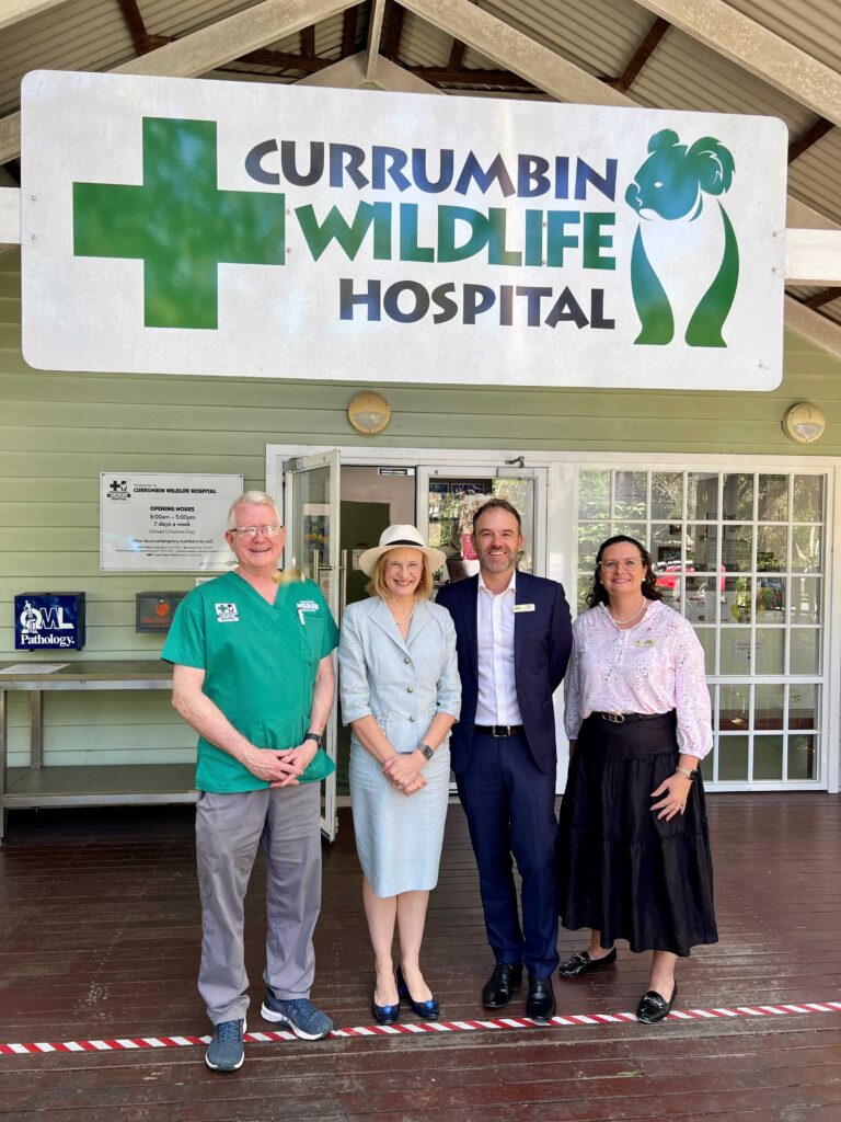 Her Excellency, the Honourable Dr Jeannette Young AC PSM at Currumbin Hospital